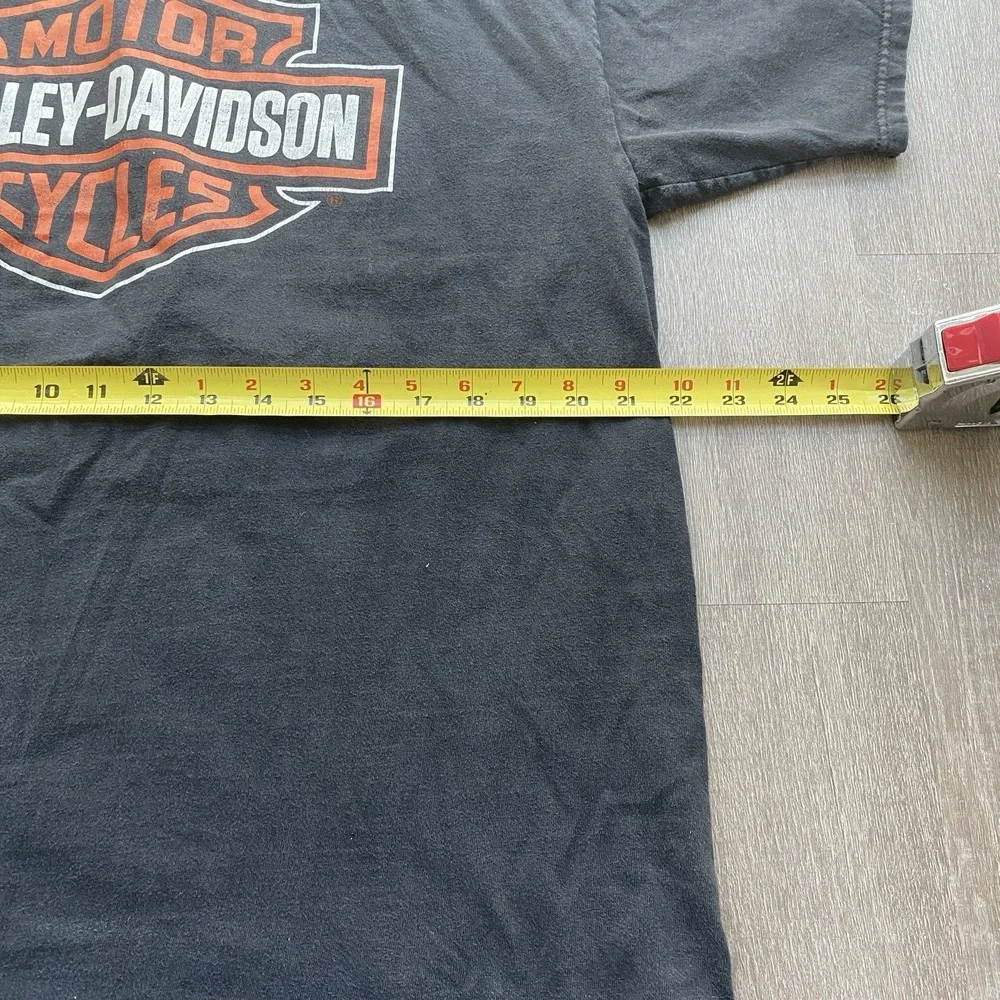 Harley Davidson Central Shawnee, KS Women's Black Short Sleeve T-Shirt XL Biker - Picture 6 of 8